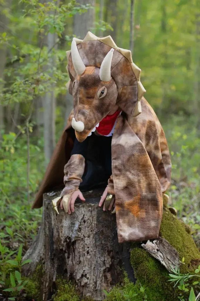 Grandasaurus Triceratops Dinosaurier Cape mit Krallen, Produktbild 