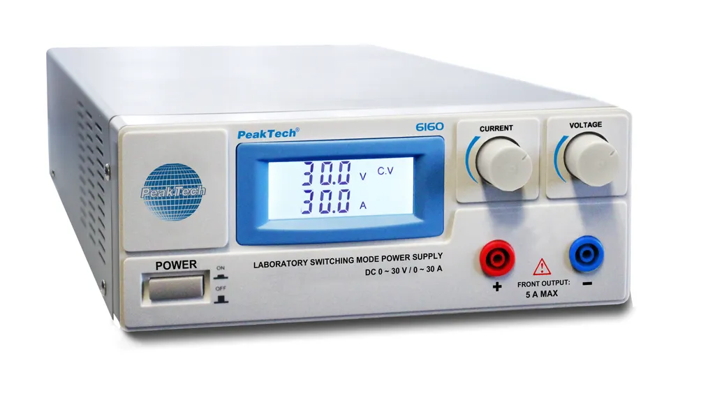 Source de Tension DC PeakTech 6160 avec Affichage Digital LED 30V 30A - 2