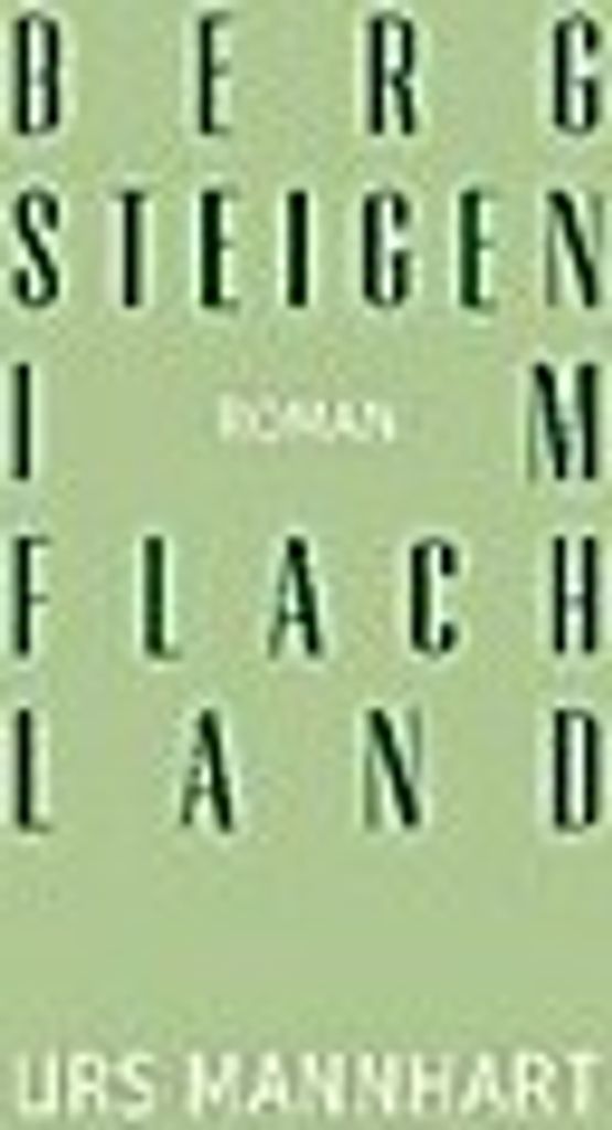 Bergsteigen im Flachland: Roman