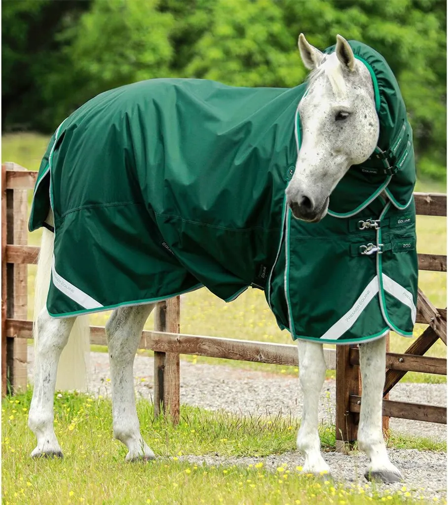 Couverture de sortie Buster 200g imperméable Vert 206cm Premier Equine L