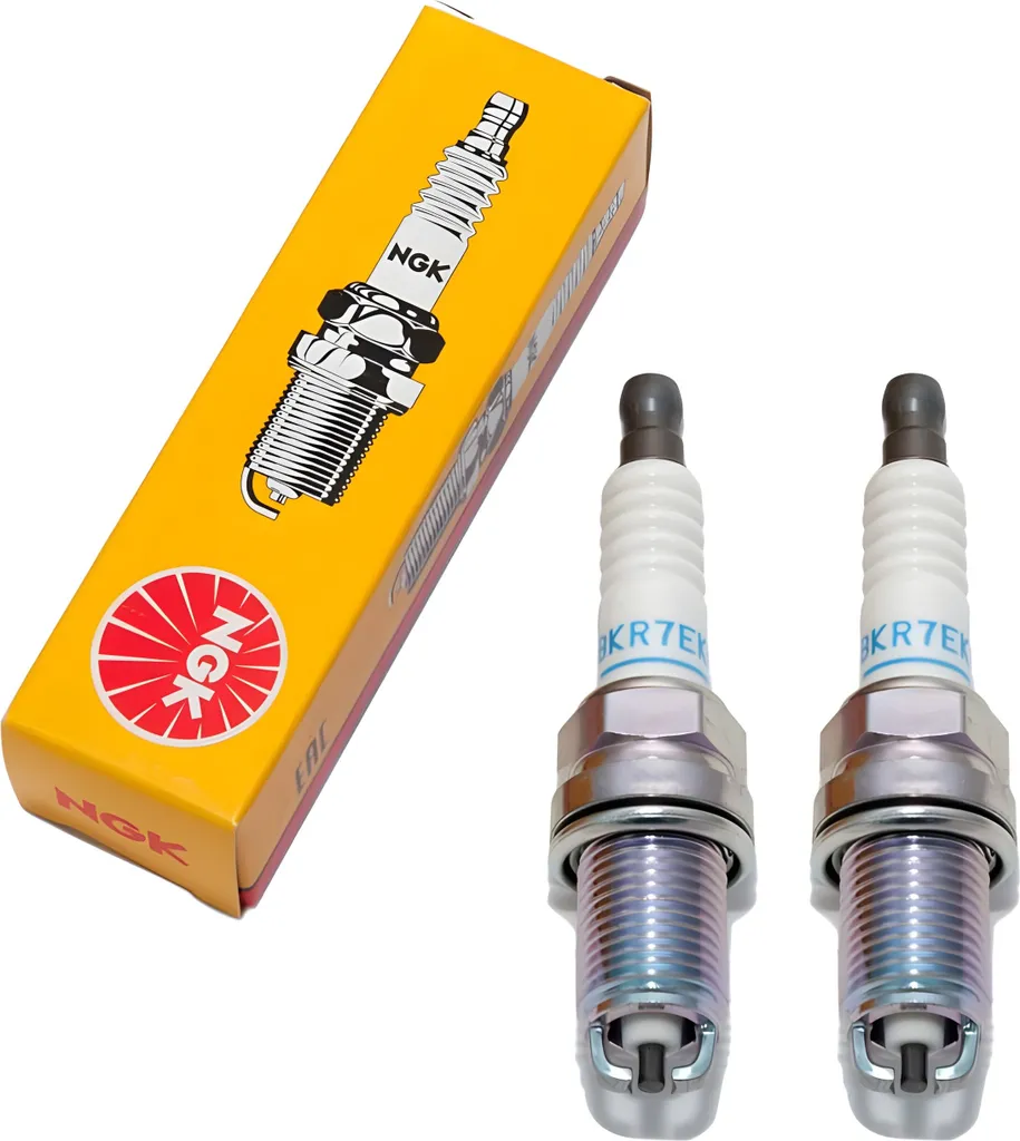 Set 2 Candele NGK BKR7EKC 7354 Originali per Moto BMW Boxer e Auto