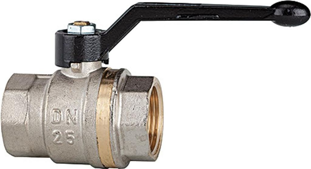 Riegler Kugelhahn, Standardausführung, voller Durchg., IG/IG, MS ver., G 1 1/4