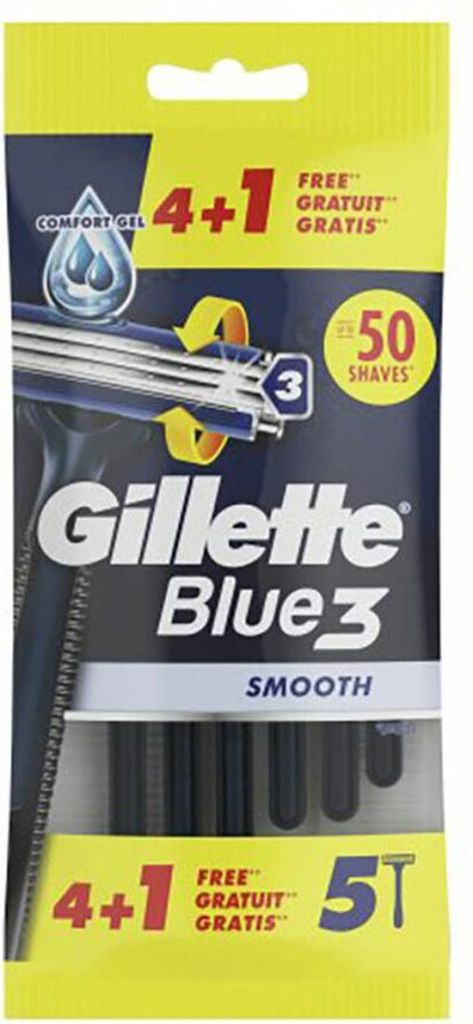 Gillette Blue 3 Smooth Rasoir Jetable 3 Lames Pour Homme - Image du produit 