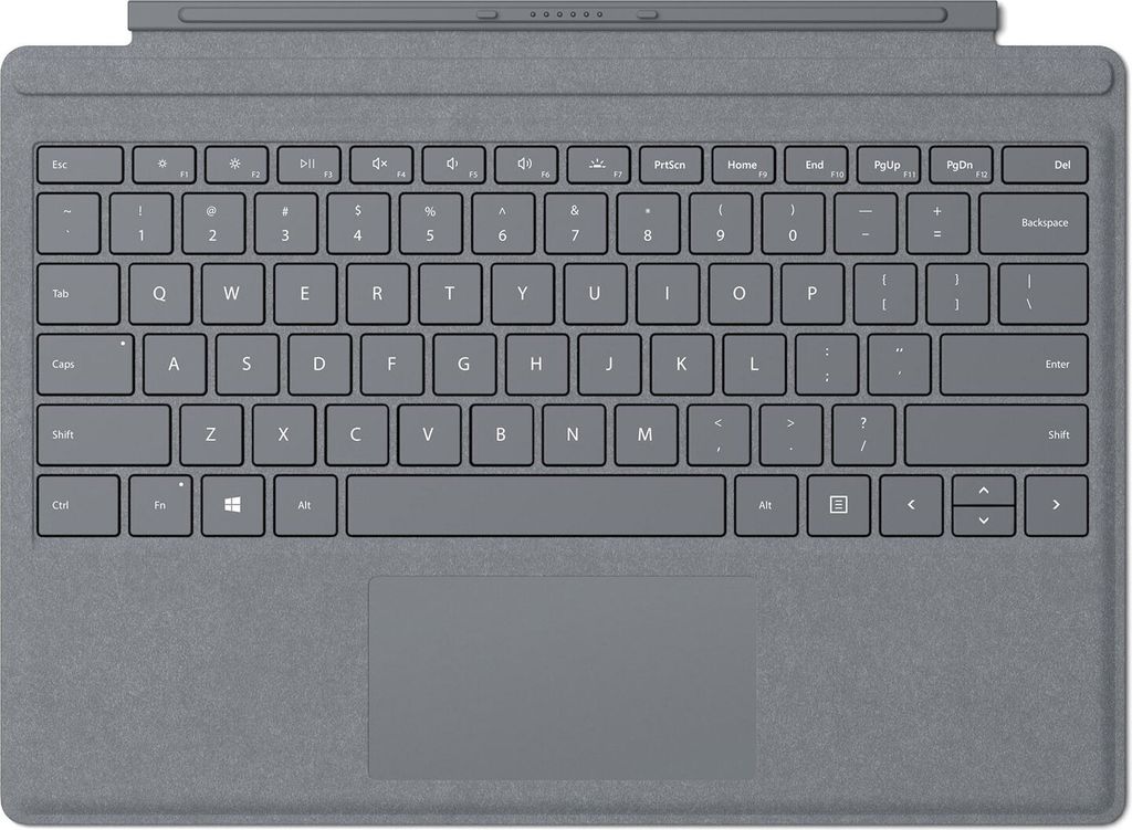 Microsoft Surface Pro Type Cover Platin Grau passend für Produktbild 