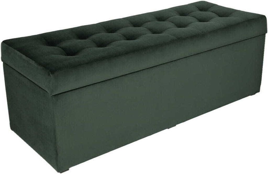 MG Design čalúnená stolička, 45x120 cm, farba tmavozelená - Obrázok produktu 