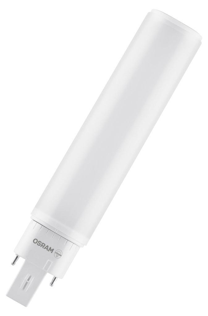 OSRAM DULUX LED Stiftsockellampe G24q 10W 1100lm 6500K Ersatz Kompaktleuchtstoff EVG drehbar bis 30,000h quecksilberfrei Montage IP20