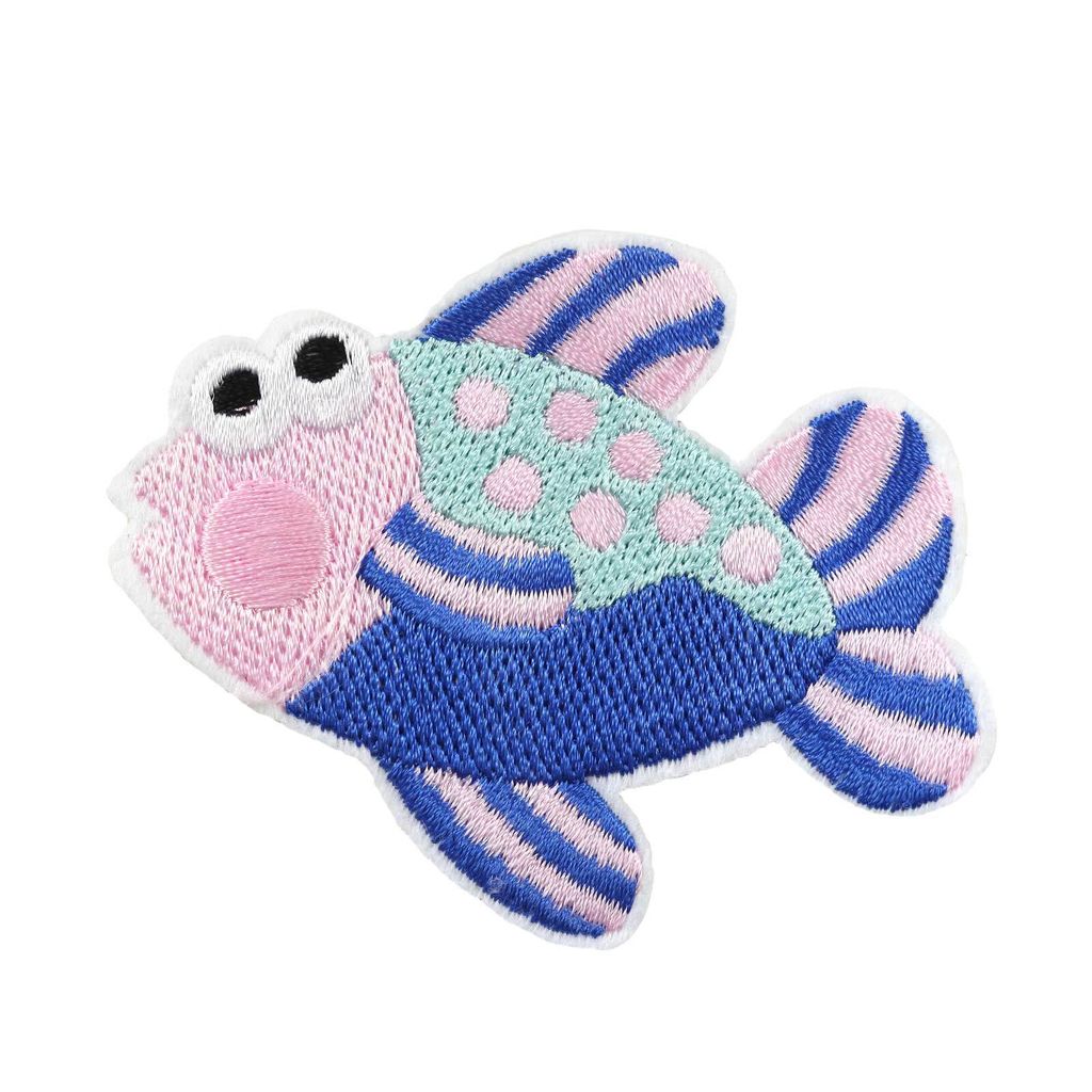 1 Fisch - Aufbügler Bügelbild Applikation, Motivauswahl, Motiv:Motiv 5