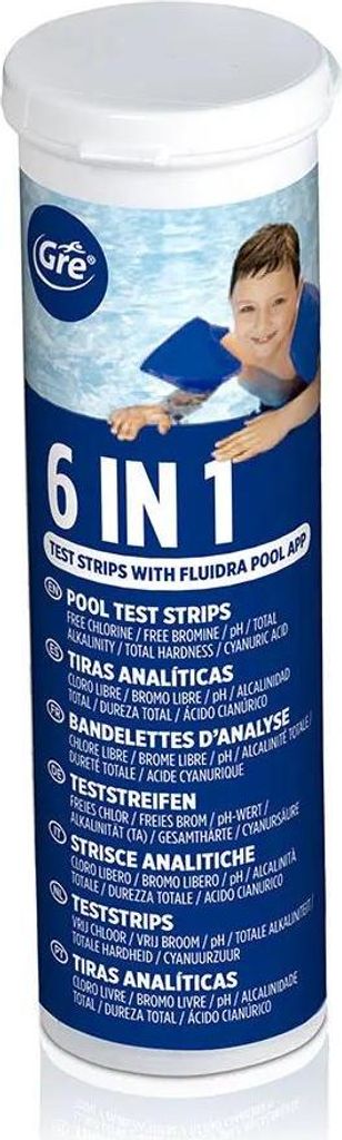 Gre 6-in-1-teststreifen 50 Einheiten Durchsichtig Durchsichtig One Size