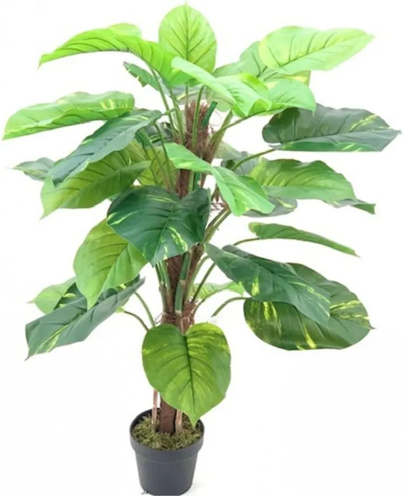Pianta Photos Artificiale 120 cm con Vaso | Pothos Finto Realistico Online