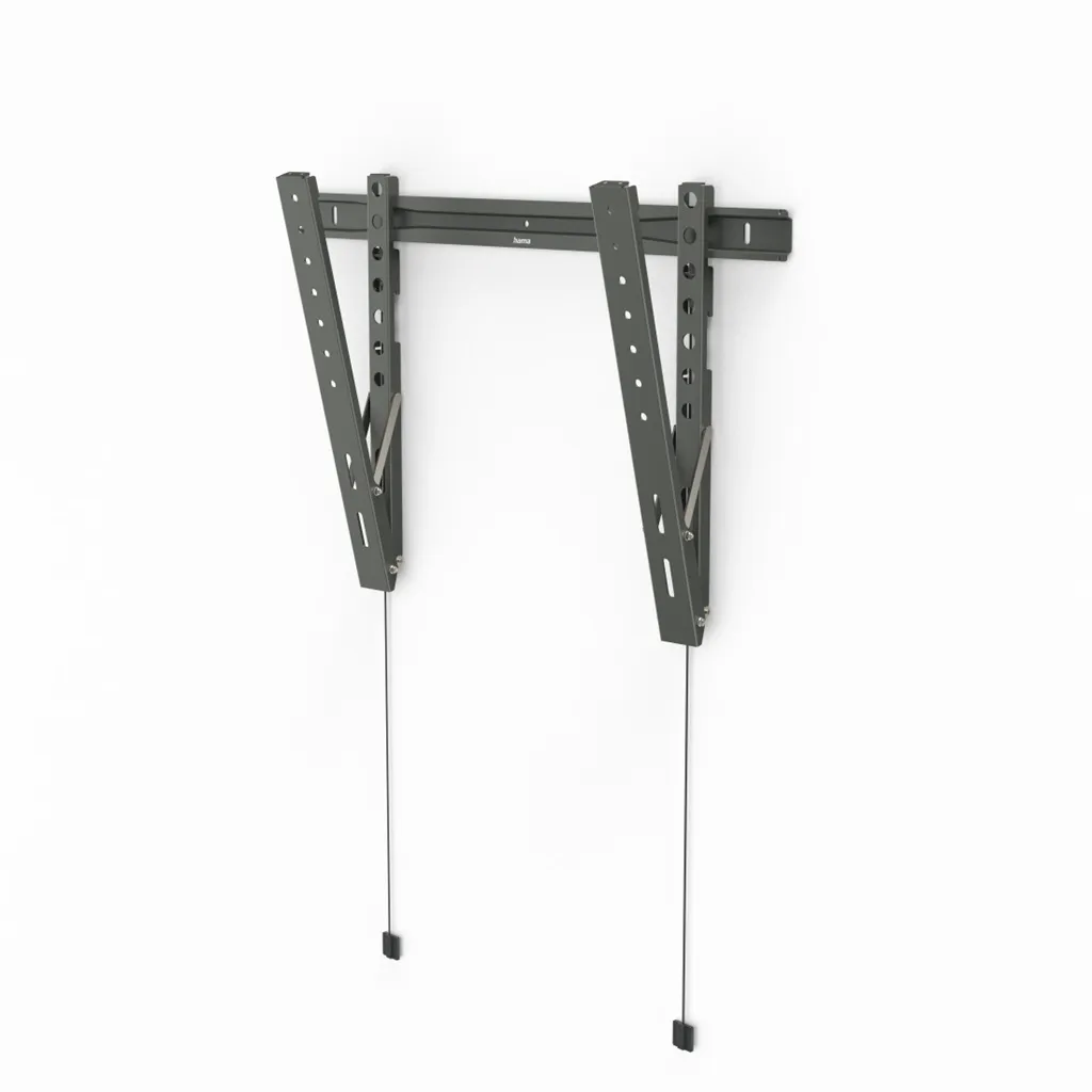 Support TV Mural 90 pouces Hama Ultraslim Gris pour Salon et Cinéma