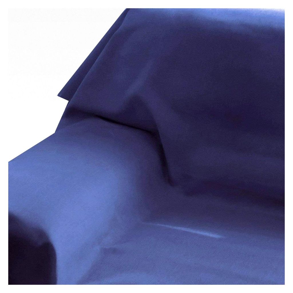 Sofaüberwurf Bezug für Couch und Bett 160 x 220 cm in Blau, Farbe und Größe wählbar mit Lotus Effekt