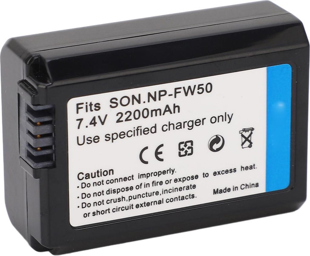 NP FW50 Akku-Digitalkamera für A6000 A6300 A7 A7II A7SII Produktbild 