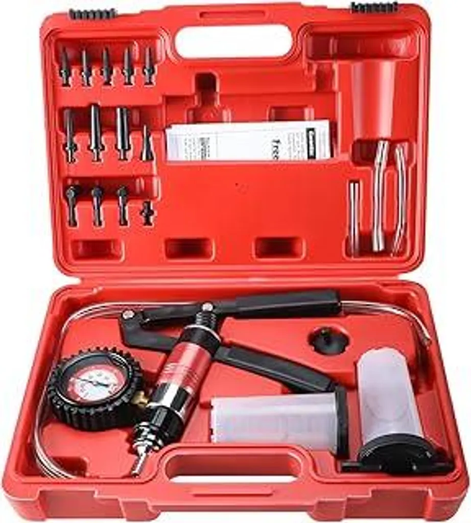 FreeTec 23TLG Set Spurgo Freni a Vuoto | Kit Pompa Manuale Professionale