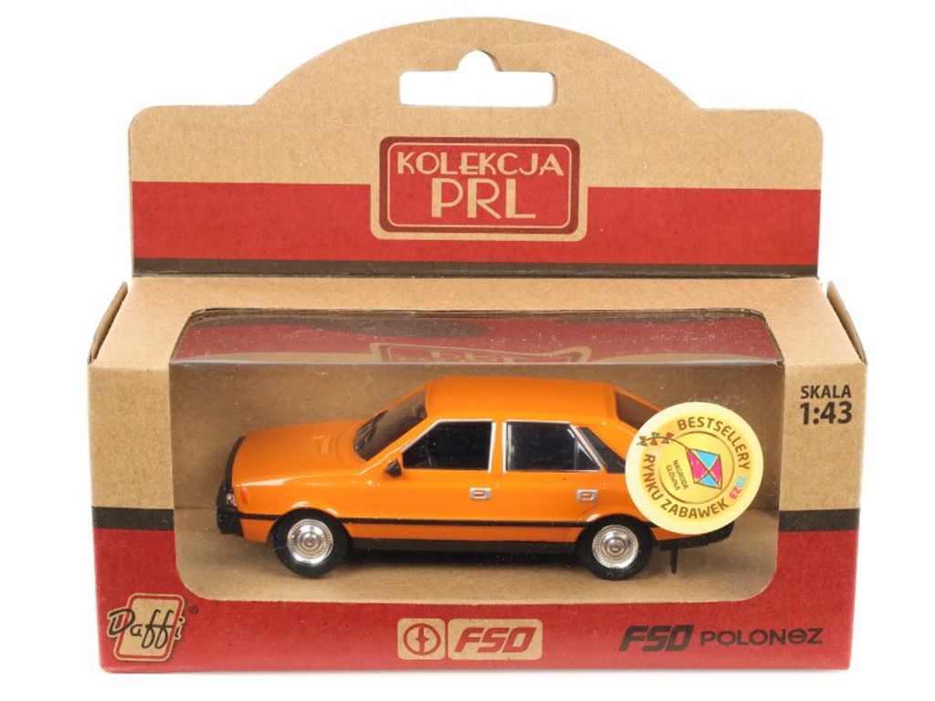 Modell 1:43, FSO POLONEZ PRL, orange Produktbild 4