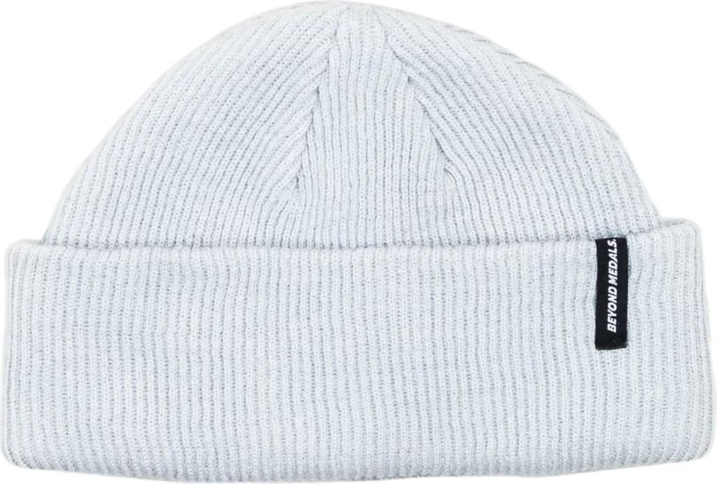 Beyond Medals Base Beanie Grey Mel .