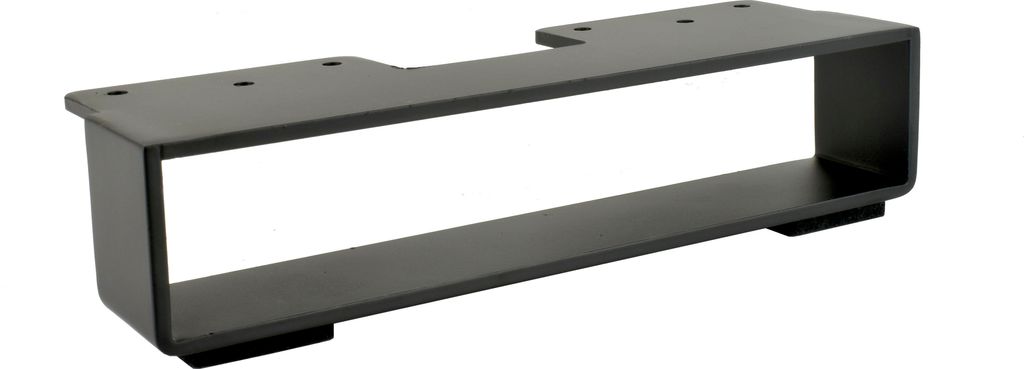 4x Möbelfüße aus Stahl – Schwarz Matt – Stabil & modern – Produktbild 3