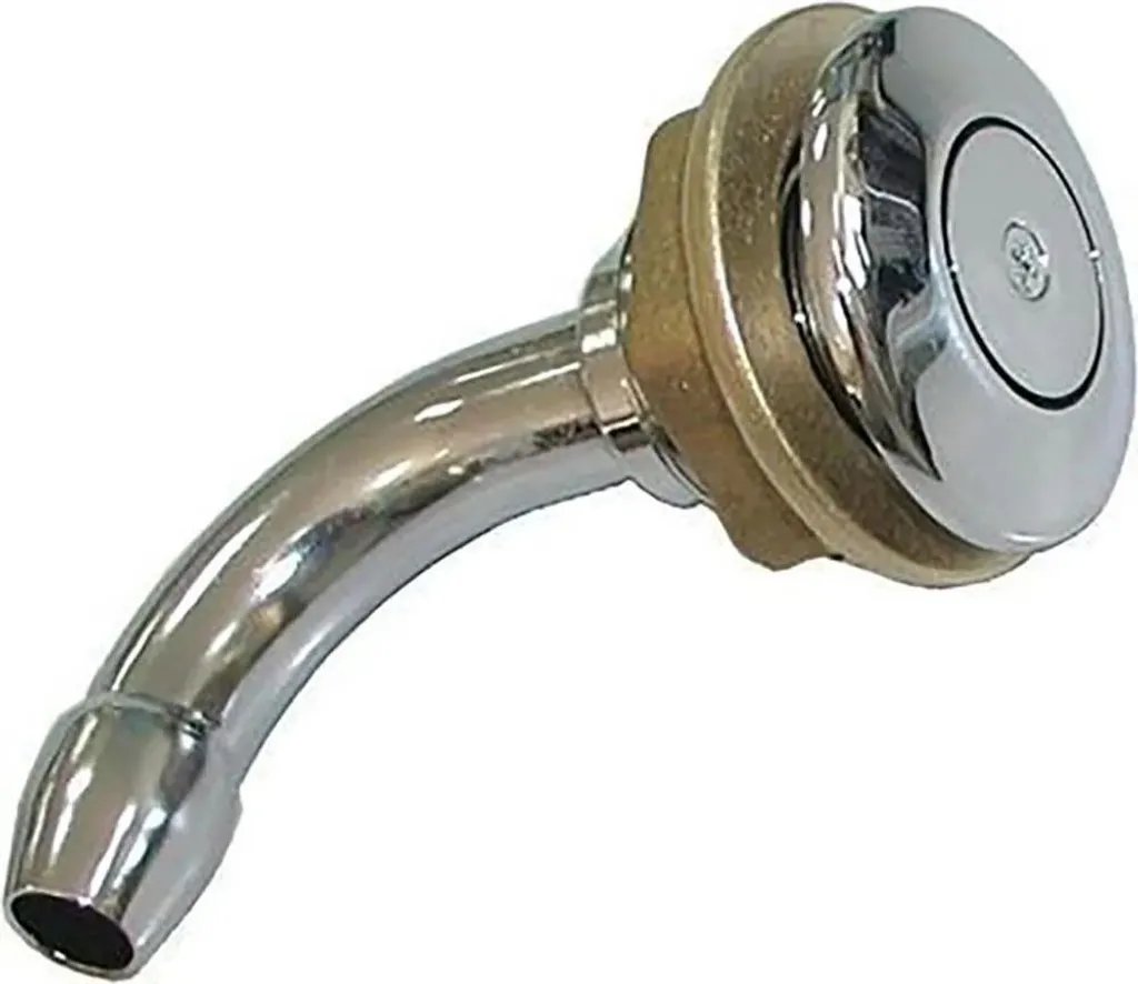 Goldenship Brass 90º ventilazione serbatoio a filo Argento 16 mm Argento 16 mm