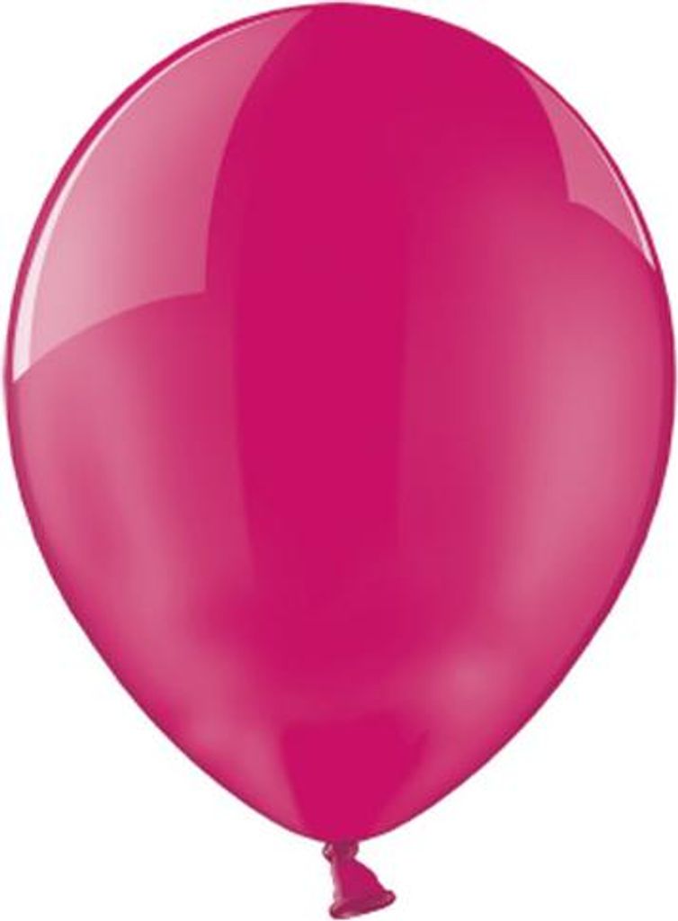 Ballons 27cm, Crystal Fuchsia (1 Packung / 100 Stück)