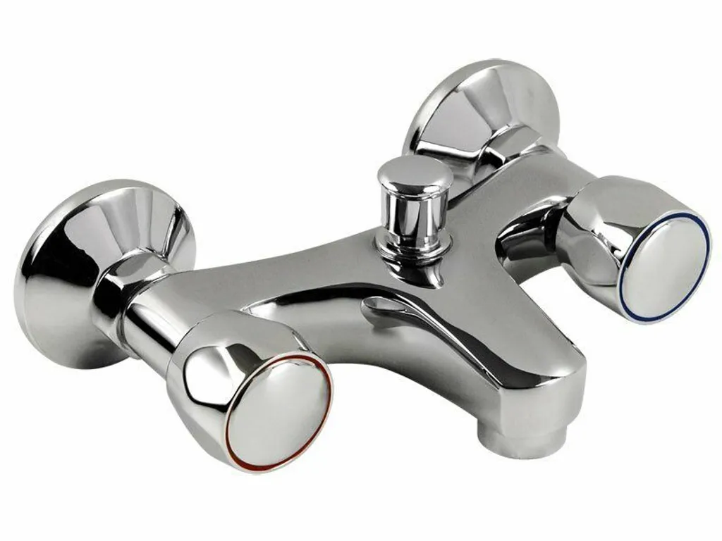 Miscelatore Vasca Balletto 100mm - Cromo con Valvola Ceramica