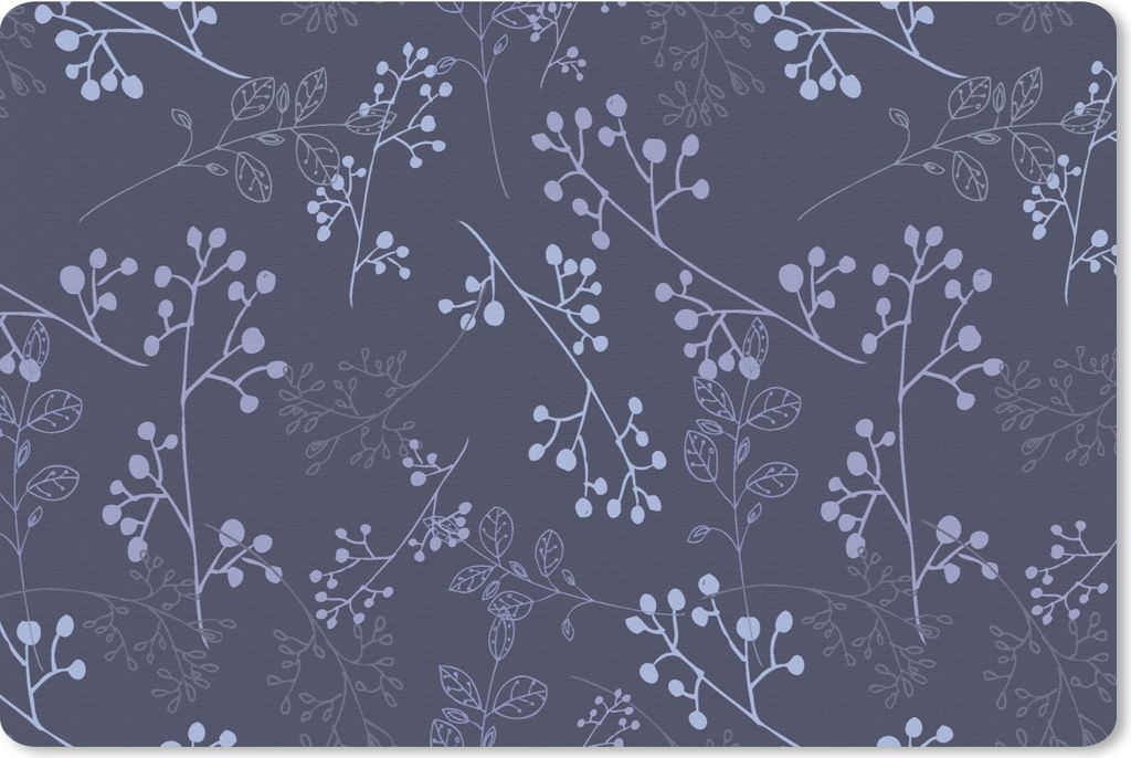 MuchoWow Mauspad Mousepad Zweig - Blüte - Muster 27x18 cm - Mousepads - Maus Mat - Pad - Mausunterlage - Büroartikel - Desk Matten