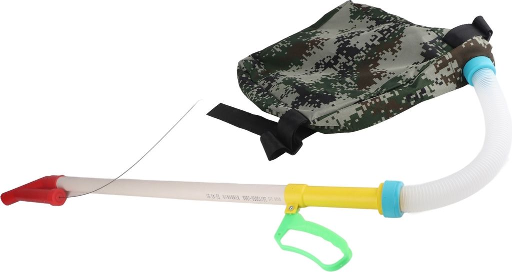 Bohnenpflanzer, flexibler Griff, manueller Düngerstreuer mit Tasche für Mais, Gemüse, Zuckerrohr, Obstbäume auf dem Bauernhof