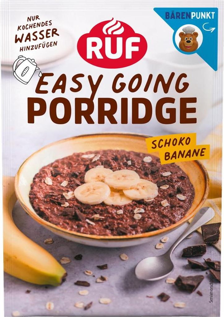 RUF Porridge Schoko Banane Produktbild 