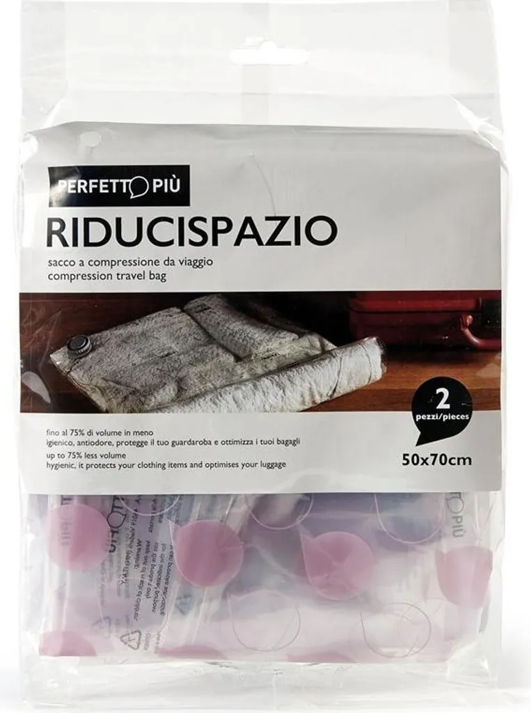 Sac de Rangement Vêtements Transparent Grande Capacité Modèle Perfetto