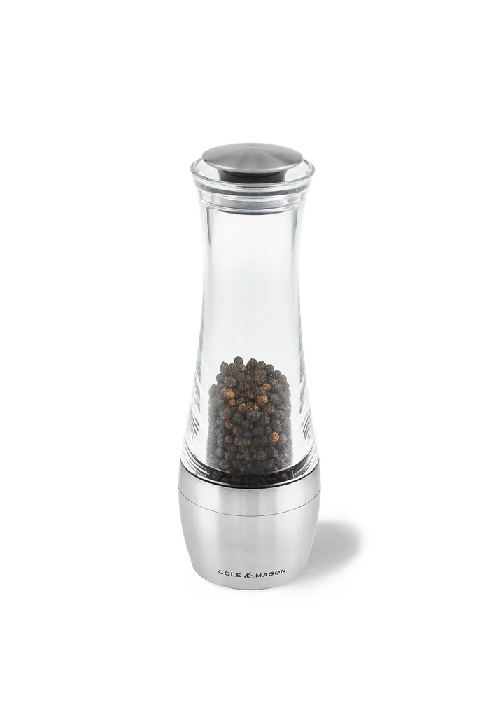 Cole & Mason Amesbury Macinapepe Argento Precision+ Macinatura Regolabile
