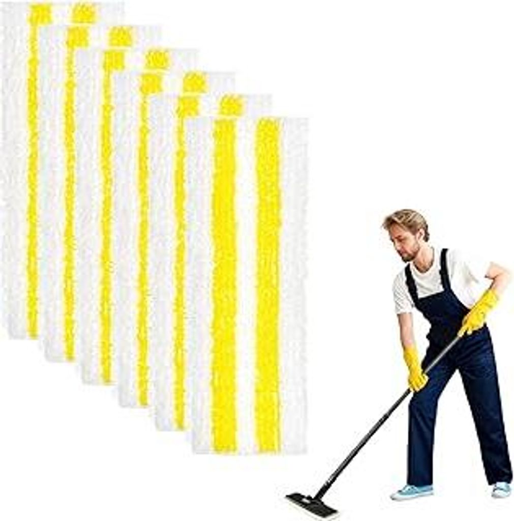 6 Stück Wischmopp Ersatzbezug Set für Kärcher Dampfreiniger Easyfix SC 1, SC 2, SC 3, SC 4, SC 5 Bodendüse Mikrofaser Mop Zubehör Ersatz-Mikro...