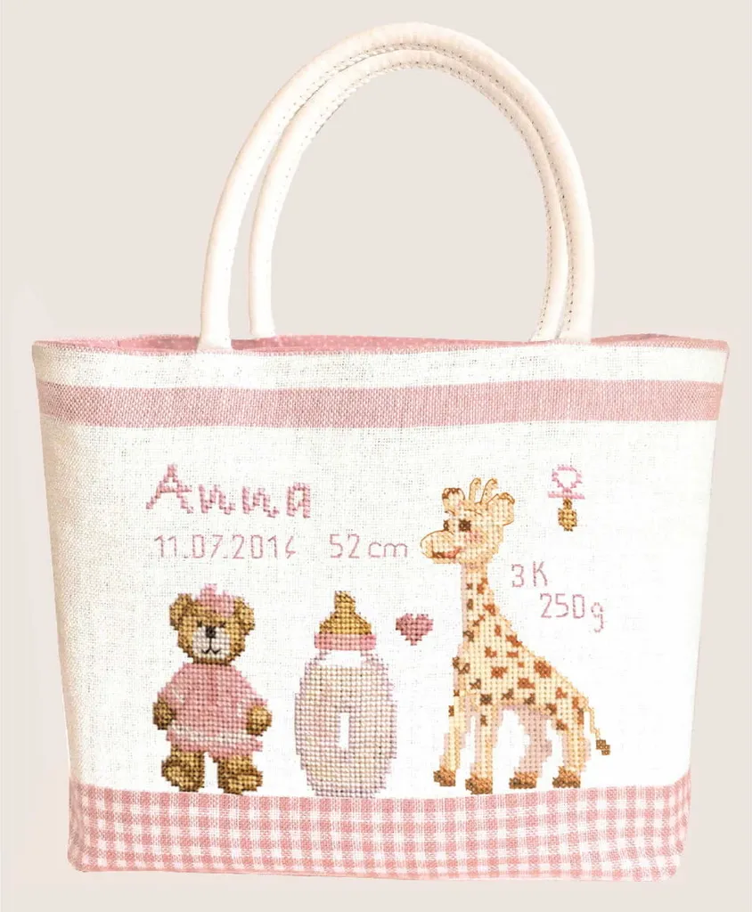 Le Bonheur des Dames Borsa Rosa Kit Punto Croce | Hobby Creativo