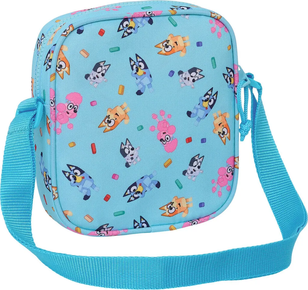 safta BLUEY 3D - Zaino da asilo 3D, adattabile al carrello, facile da pulire, ideale per bambini di diverse età, comodo e versatile, qualità e resistenza, 22 x 10 x 27 cm