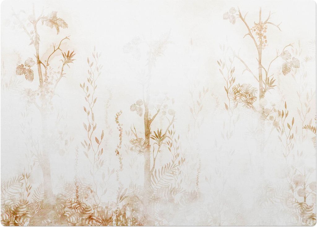 Subtile Flora – Bodenschutzmatte – Stuhlunterlage 140x100 cm – Rutschfest – Hartbodenmatte
