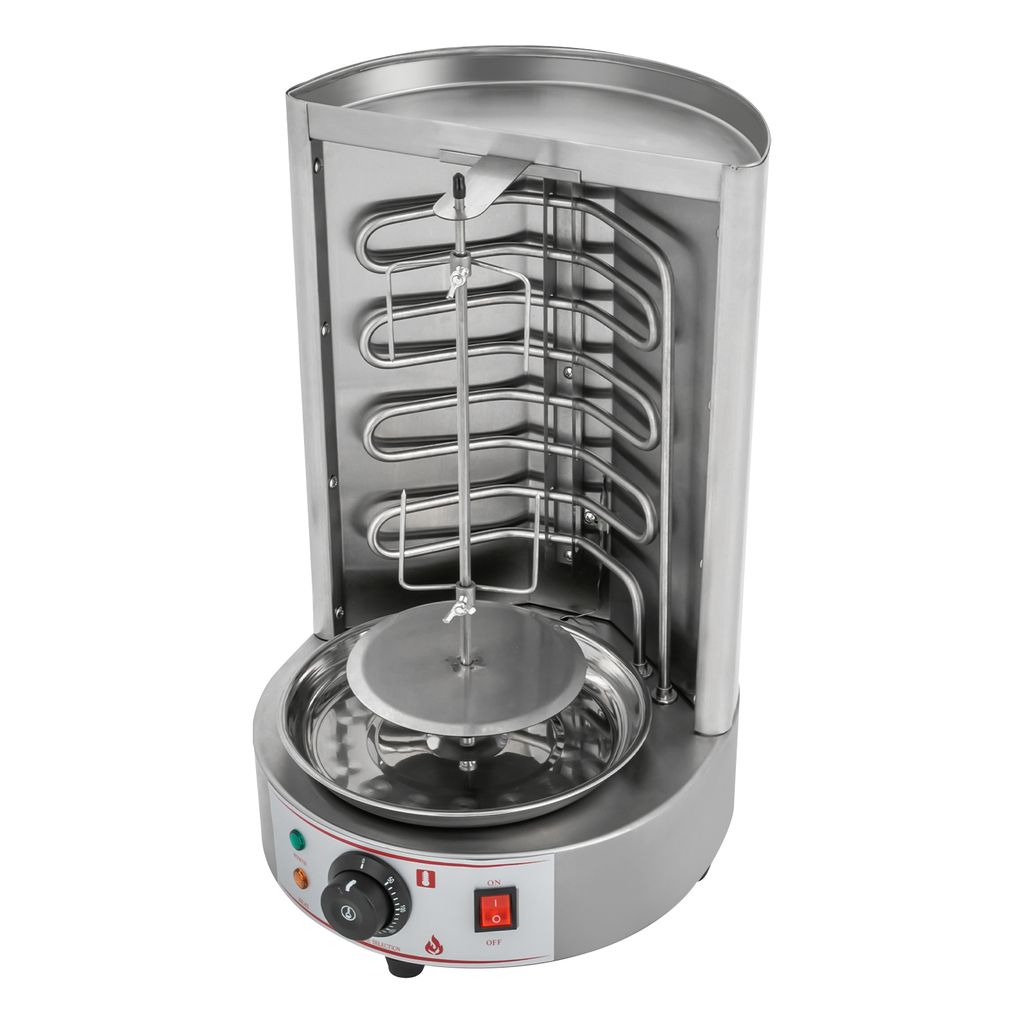 Tischgrill Edelstahl Elektrogrill 50-300°C einstellbar für Putenbraten 2500W