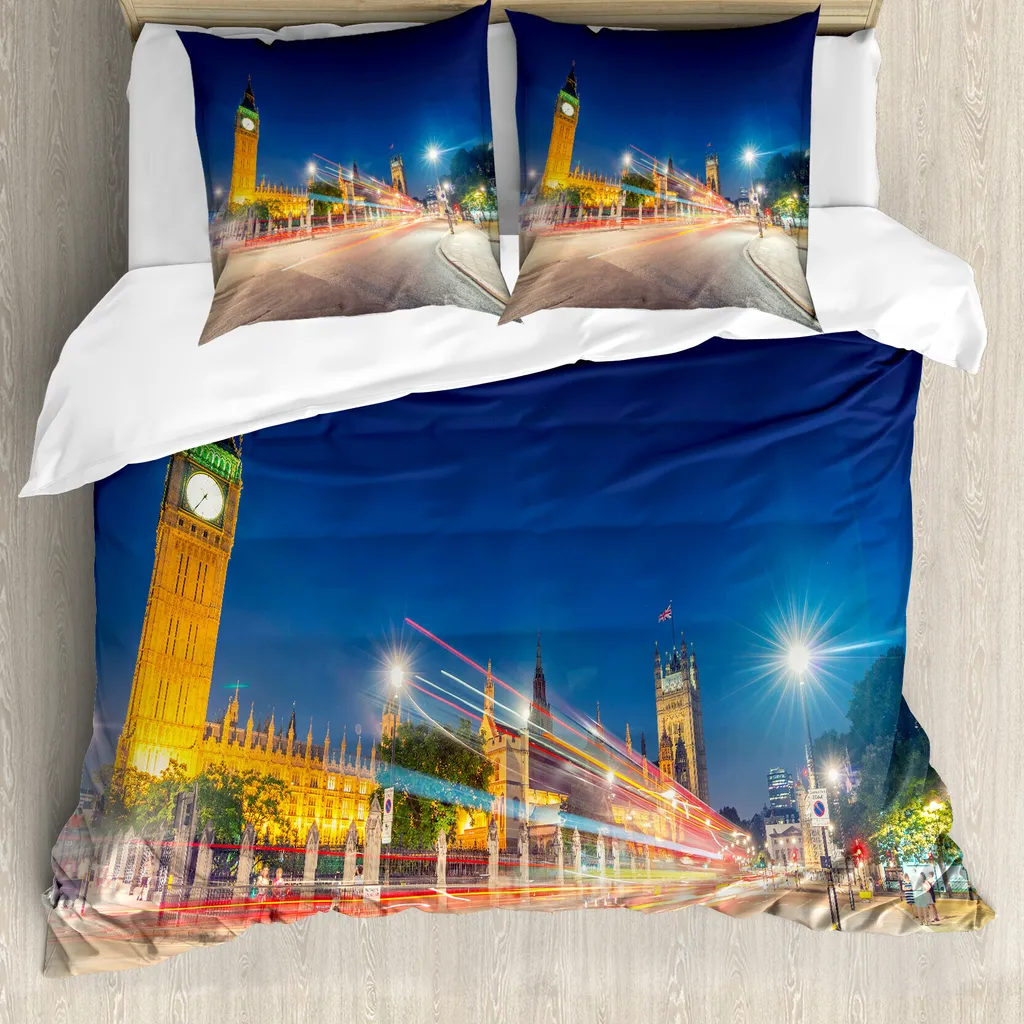 Copripiumino Microfibra ABAKUHAUS 155x220 cm - Westminster UK Digital Print