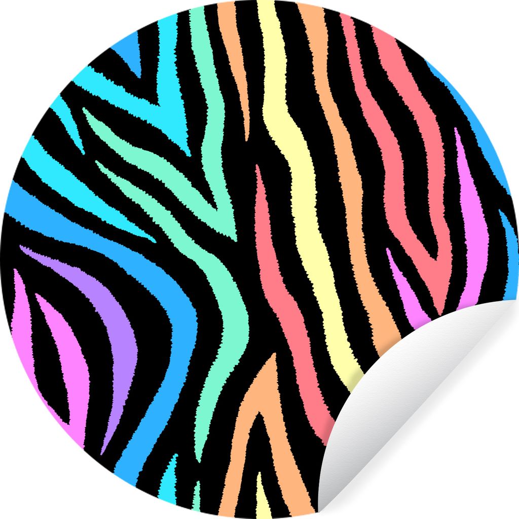MuchoWow - Tapetenkreis - Wandbild rund - Schlafzimmerdekoration - Wanddeko - runde Tapete - Kunst für zu Hause