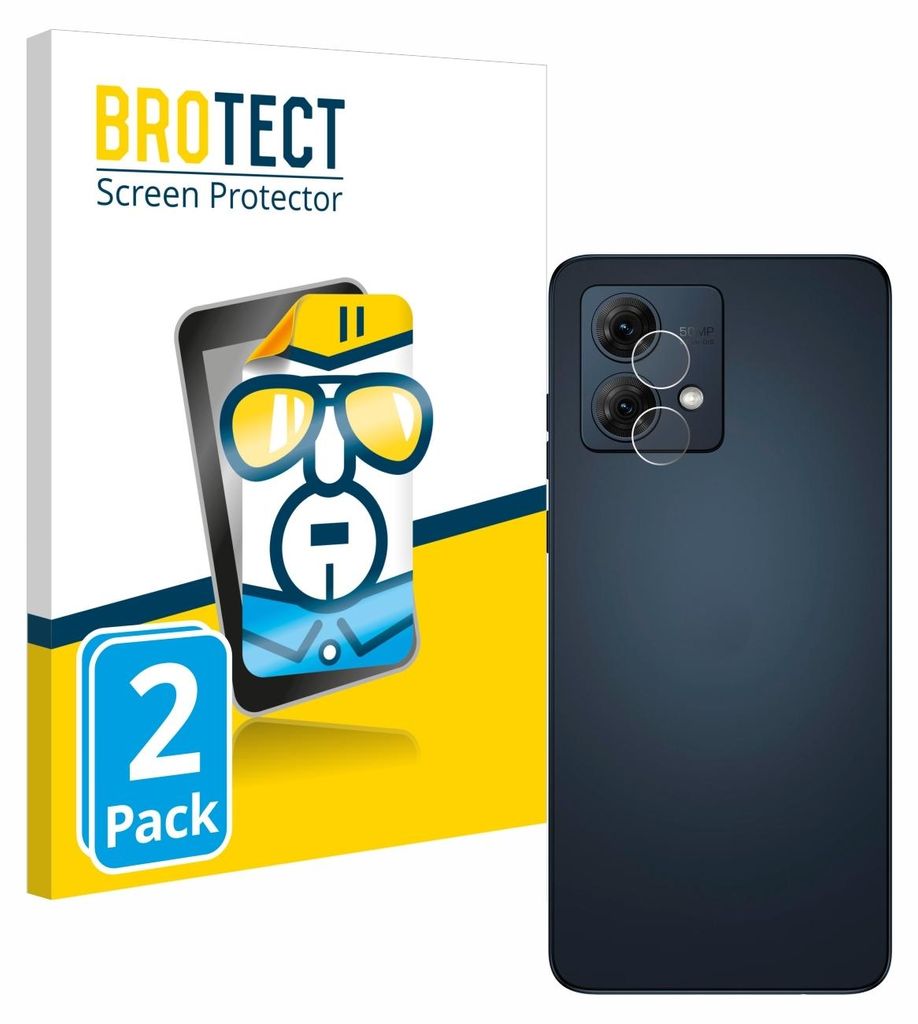 2x Für Motorola Moto G84 (NUR Kameraschutz) Schutzfolie BROTECT Displayschutz Display Schutz Folie Klar Transparent
