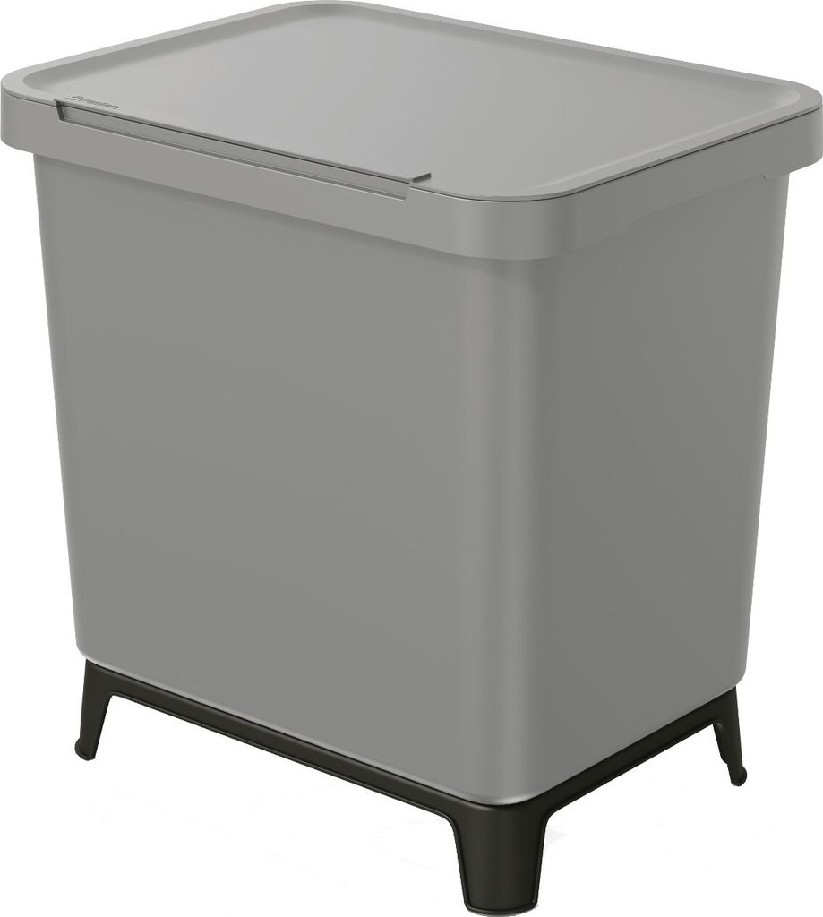 Keden Systema Abfalleimer mit Wertstofftonne 2x 10L Grau Produktbild 