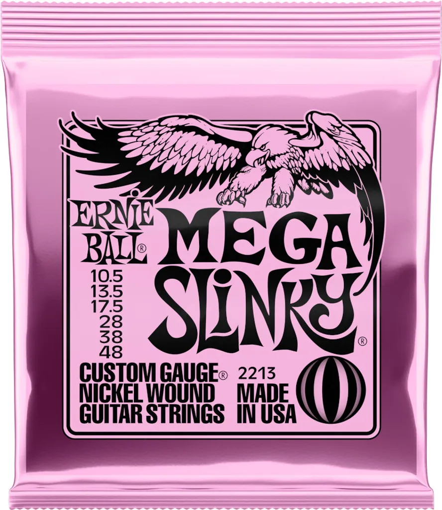 Cordes Ernie Ball 2213 pour Accorder sa Guitare en Mi ou Ré Standard