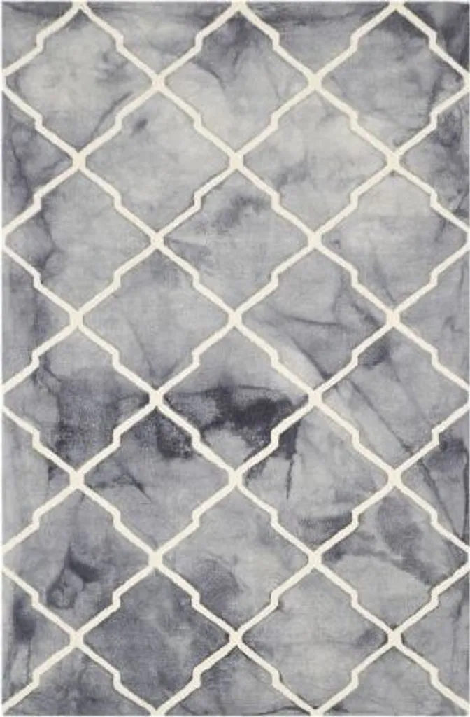 Batik gris 153x244 cm : Idéal pour jeté de lit ou décoration murale XXL