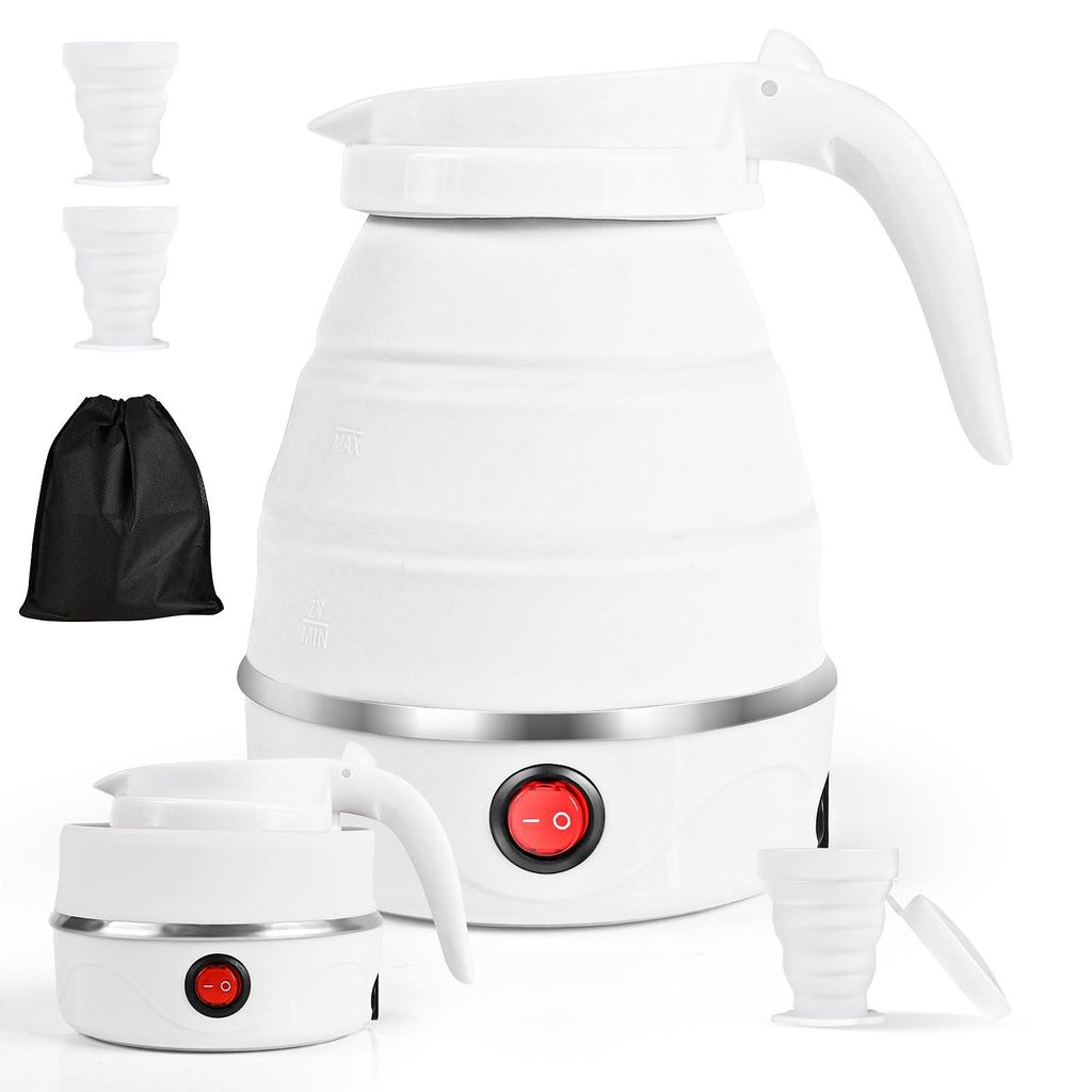 Faltbarer Elektrischer Wasserkocher 0.6L Portable Reise Produktbild 