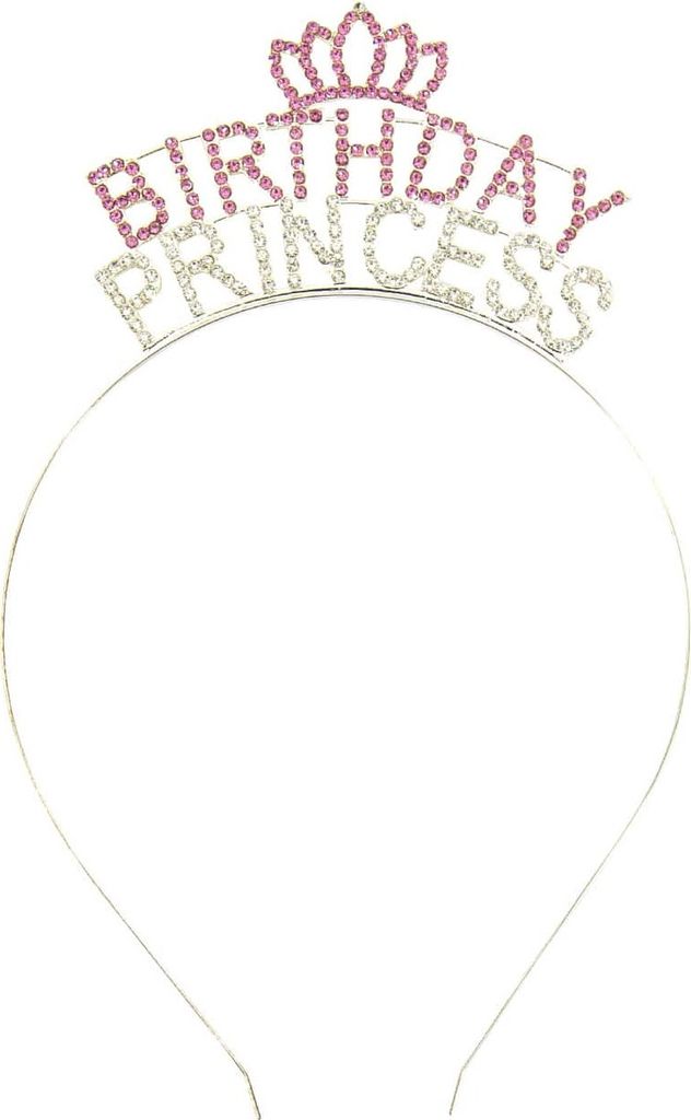Oblique Unique Haarreifen Birthday Princess mit Diamanten + Produktbild 