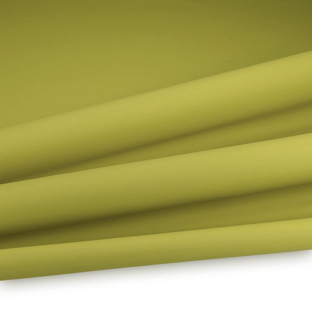 Lysel Premium Kunstleder Polsterstoff Breite 140cm in Gelb/ginstergelb RAL 1032