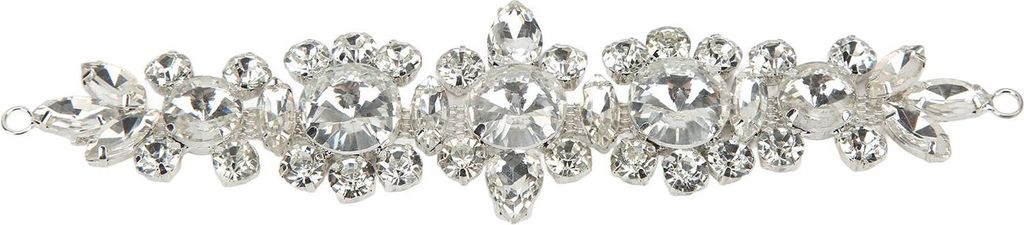 Strass-Kettenapplikation, glänzend, schillernd, schön, praktische Taille für DIY-Kleidungsdekoration, Geschenke, kreisförmiges Satelliten-Pferd...