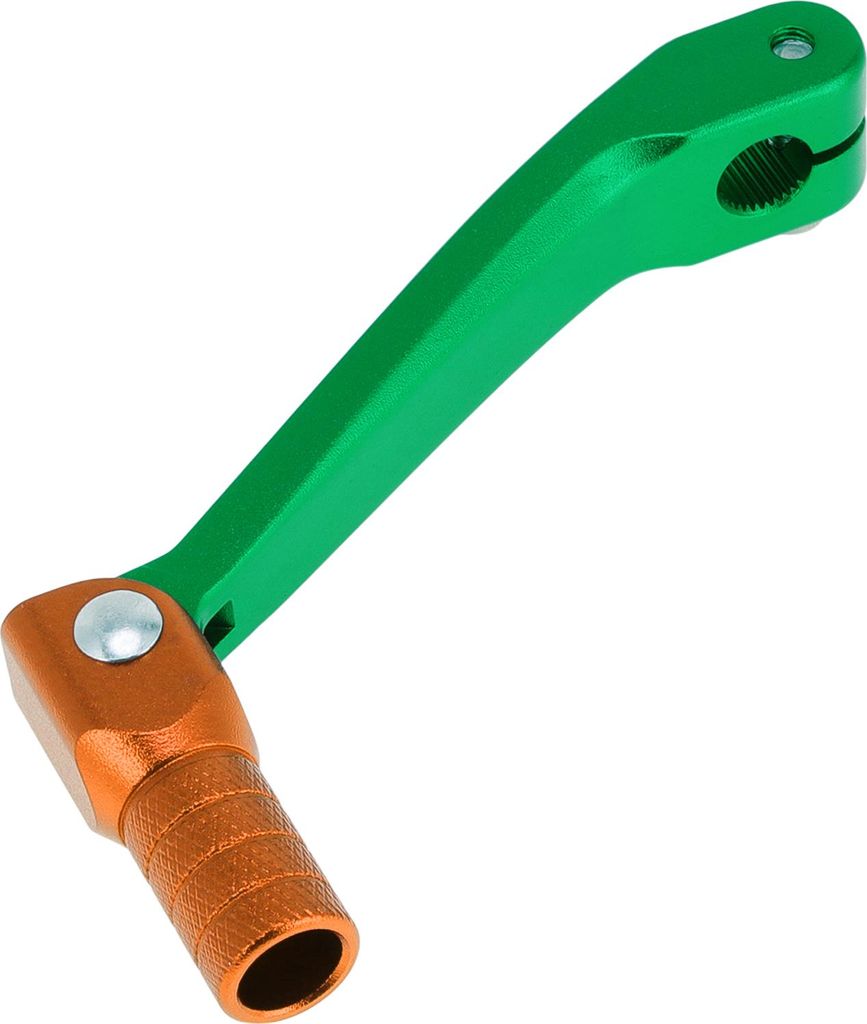 Faltbarer Motorrad-Schalthebel für Honda CRF150F 2003-2017 Aluminiumlegierung Pedal Schalthebel Arm Grün Orange