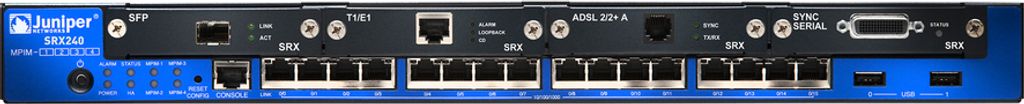 Juniper SRX240H2, POP3, HTTP, SMTP, IMAP, FTP, RADIUS, RSA SecureID, LDAP, 1,5 Gbit/s, 10/100/1000BASE-T, 444 x 385 x 44 mm, 5,6 kg