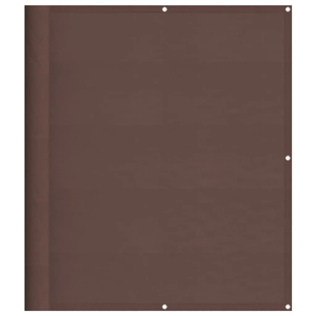 Tenda da Sole per Balcone vidaXL Marrone 120x800 cm Oxford | Privacy