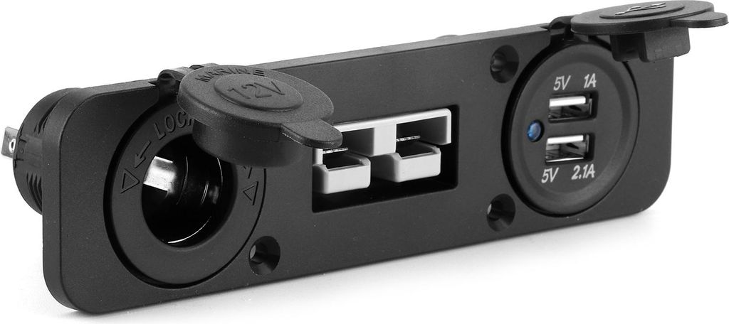 50A 600W USB Ladegerät Steckdose Zigarettenanzünder Feuerfest Flammenhemmend für Schiffe Yachten Wohnmobil