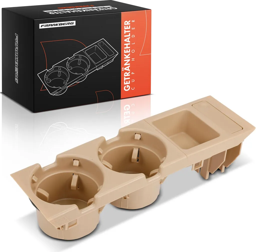 Porte-gobelet Noir en ABS Haute Résistance pour BMW Série 3 Modèle E46