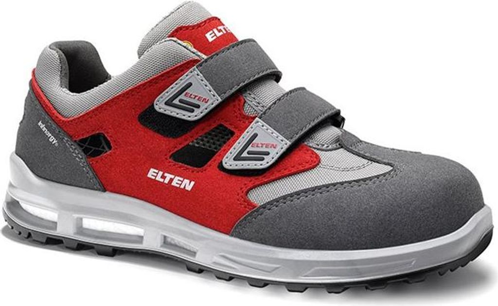 Elten Sicherheitssandale TRAVIS XXT grey-red Easy ESD S1, Produktbild 