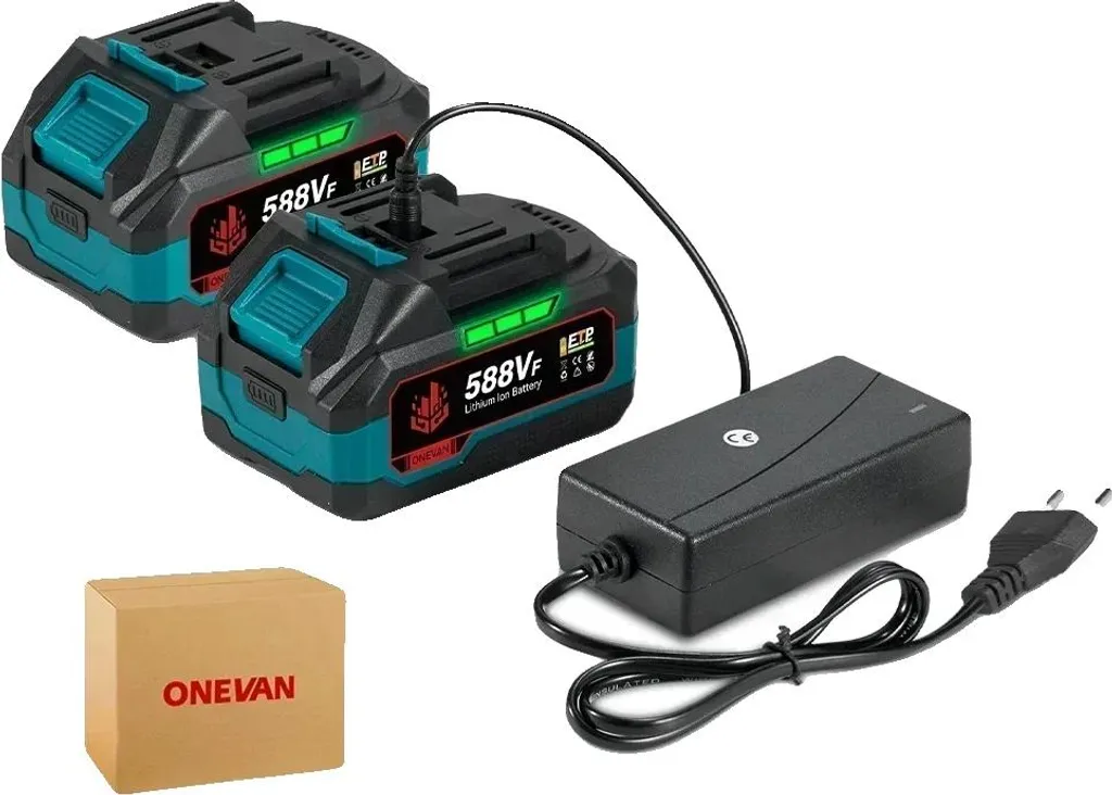 Batterie Li-Ion 2588VF et Chargeur pour Travaux Extérieurs Intenses